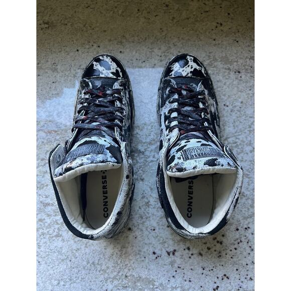 Converse All Star Chuck Taylor’s Lace Up Shoes Custom Design OOAK Mens 10.5 NWOT - Picture 3 of 7